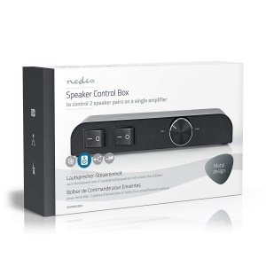 Comutator boxa Nedis 2 canale cu volum reglabil, 60W, 4-16 Ohm, Negru - Img 7