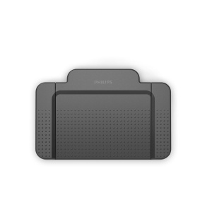Comutator de picior USB Philips ACC2320, design cu 3 pedale Inaintare rapida, redare, derulare rapida, CD cu drivere si software de configurare Antracit - Img 4
