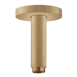 Conector de tavan Hansgrohe S, 10 cm, bronz periat, pentru dus