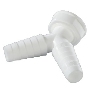 Conector Y pentru Sifon Xavax 00220738, Alb, 1 Zoll, pentru Spalatorie si Masina de Spalat - Img 3