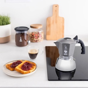 Container cafea Bialetti 250 g, sticla, negru-transparent, cu capac etans - Img 7