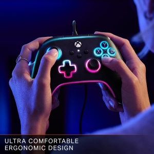 Controler cu fir PowerA Advantage pentru Xbox Series X|S cu Lumectra - Negru, Gamepad, Controler de jocuri video cu fir, Controler de jocuri, Xbox One, Licenta oficiala - Img 6