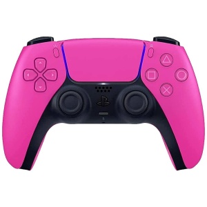 Controler wireless DualSense Sony PS5, culoare roz Nova, design ergonomic