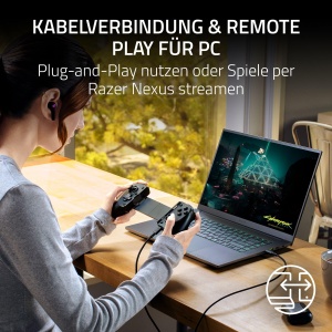 Controller mobil Razer Kishi V3 Phantom White pentru iPhone si Android, USB-C, Anti-Drift - Img 6