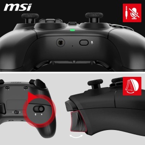 Controller wireless MSI FORCE GC300 - 600mAh, Bluetooth, USB-C - Img 3