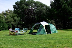 Cort de Camping Coleman Chimney Rock 3 Plus, Capacitate 3 Persoane, 2 Intrari - Img 13