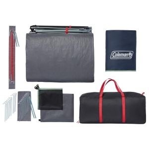 Cort de camping Coleman Skydome XL pentru 8 persoane, albastru, usor de montat - Img 7