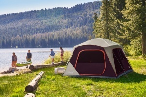 Cort de camping Coleman Skylodge pentru 10 persoane, rezistent la intemperii, cu 4 camere - Img 2