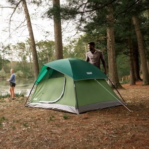 Cort de camping Coleman Sundome, 2 persoane, Fichtengrun, rezistent la apa - Img 2