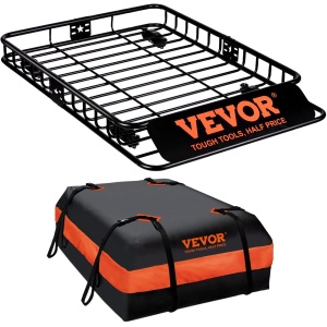 Cos de bagaje VEVOR 1305 x 915 x 127 mm, capacitate 200 lbs, din otel