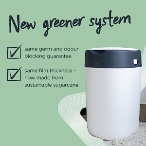 Cos de gunoi pentru scutece Tommee Tippee Simplee, capacitate 23 scutece, culoare gri - Img 10