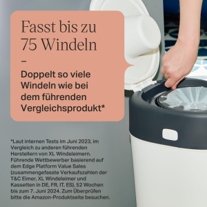 Cos de gunoi pentru scutece Tommee Tippee Twist Click XL, alb - Img 7