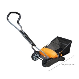 Cos de iarba Fiskars StaySharp Max, 18 litri, negruportocaliu, 1000592 - Img 4