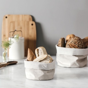 Cos de paine Lacor 60089, design reversibil, 15 cm, din bumbac si poliester - Img 7