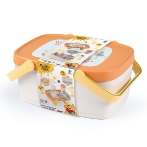 Cos de picnic 2-in-1 Winnie Puuh de la Smoby, cu 15 accesorii, pentru copii de la 18 luni - Img 6