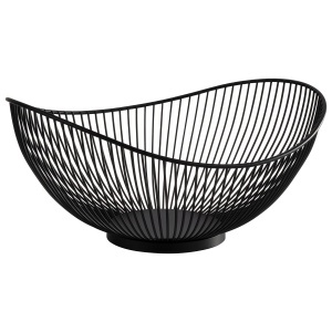 Cos metalic APS SVART, negru, 29,5 x 25,5 x 13,5 cm