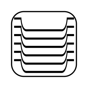 Cos oval APS PROFI LINE din polipropilena, 32 x 23 cm, inaltime 7 cm, negru - Img 3