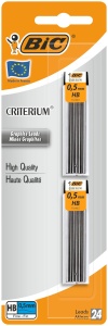 Creion mecanic BIC Criterium 0,5 mm HB, set 2 bucati
