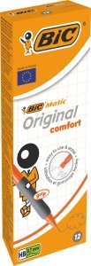 Creion mecanic BIC Matic Original Comfort, 0.7 mm, set 12 bucati, diverse culori