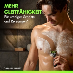 Crema de ras si curatare Gillette Labs Body Intimate 177ml, cu Aloe Vera si Mentol - Img 4