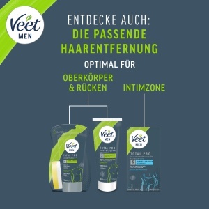 Crema depilatoare pentru barbati Veet Men, 400 ml, cu pompa, pentru corp - Img 8