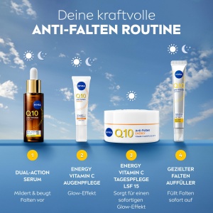 Crema pentru ochi NIVEA Q10 Anti-Falten, 15 ml, cu Q10, Vitamina C si E - Img 7