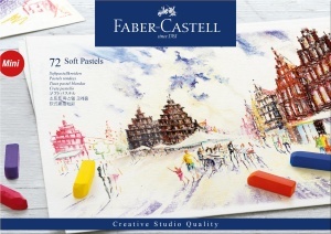 Creta pastel Faber-Castell 128272, mini, 72 culori, seaca, intensa - Img 2
