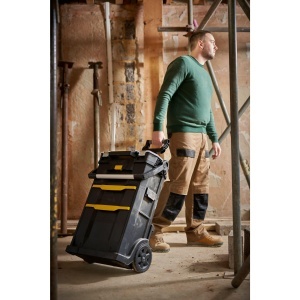 Cufar unelte STANLEY 2in1, 53 x 75.60 x 32 cm, cu roti, organizator detasabil - Img 2