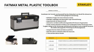 Cufar unelte Stanley FatMax 20, 50x29x30cm, cu maner ergonomic - Img 6