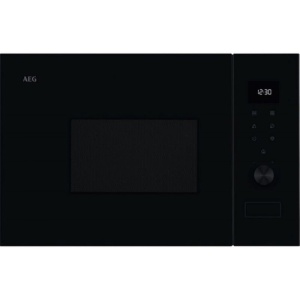 Cuptor cu microunde AEG OS5MG20EB, 20 l, 800 W, negru cu finisaj din otel inoxidabil