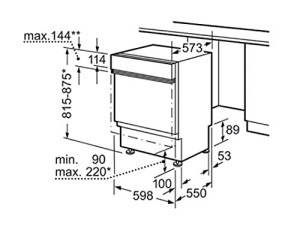Cuptor cu microunde Bosch FFL020MS2 Seria 2, 26 x 44 cm, 800 W, placa rotativa 27 cm, balama usii stanga, suport de curatare, iluminare LED, iluminare uniforma - Img 3