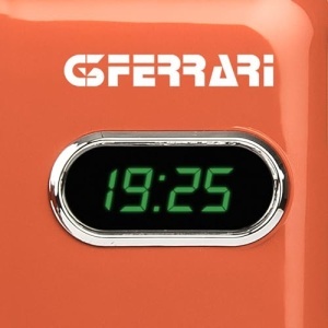 Cuptor cu microunde digital G3 Ferrari G10155, 20L, 1150W, portocaliu vintage - Img 3