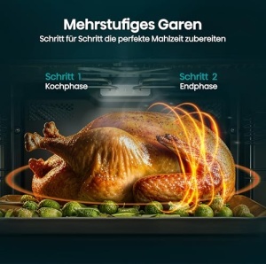 Cuptor cu microunde Hisense H23MOBS5HC, 23L, 900W, Air Fry, Negru - Img 10