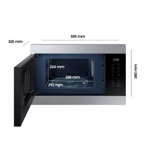 Cuptor cu microunde incorporabil Samsung MG22M8274AT, 22 l, 850 W, inox - Img 2