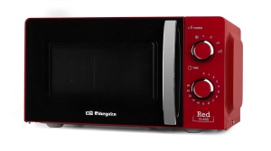 Cuptor cu microunde Orbegozo MI 2121, 20L, 700W, Rosu