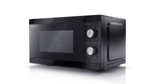 Cuptor cu microunde Sharp YC-MG01E-B, 20L, 800W, cu grill, negru - Img 2