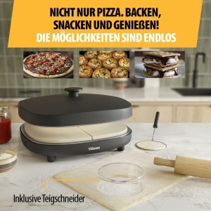 Cuptor de pizza Tristar PZ-9176, 1200W, 32x32 cm, pentru 6 persoane - Img 5