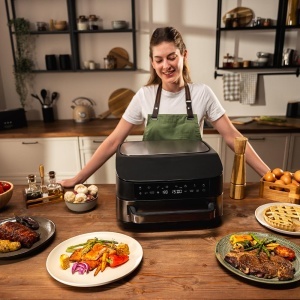Cuptor electric Cecotec Pizza Fry 7000, 7 l, 2200 W, touchscreen - Img 6