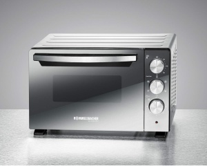 Cuptor electric compact Rommelsbacher BGS 1400 22L 6 functii de incalzire argintiu - Img 4