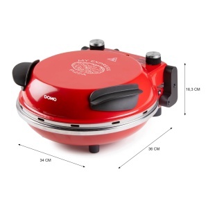 Cuptor electric pentru pizza DOMO DO9284PZ, 1200 W, cu piatra ceramica 32 cm - Img 8