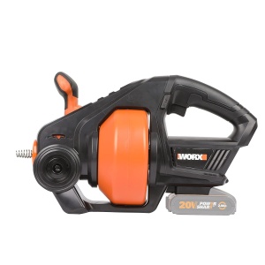 Curatator de tevi WORX WX891.9, 20V, 550 RPM, 7,5 m Flexwelle - Img 4