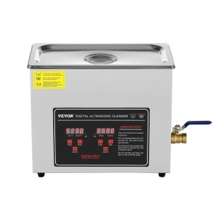 Curatitor cu ultrasunete VEVOR 6L, 300W, inox, cu afisaj digital - Img 9