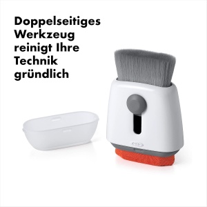 Curatitor Laptop OXO Good Grips cu Perie Retractabila si Pad Microfibra - Img 3