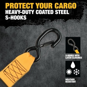 Curea de fixare DEWALT DXBC9002, 5,1 x 3 m, 5,1 kg capacitate, 1,5 kg rezistenta - Img 5