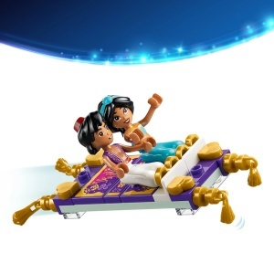Cutie de bijuterii LEGO Disney Princess Jasmin - Set cu 2 papusi, 458 piese - Img 2