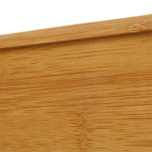 Cutie de depozitare din bambus Relaxdays, 21 x 40 x 30 cm, design natural - Img 6