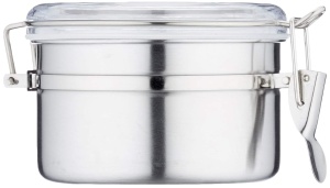 Cutie de depozitare Metaltex 0.7L din otel inoxidabil cu capac - Img 3
