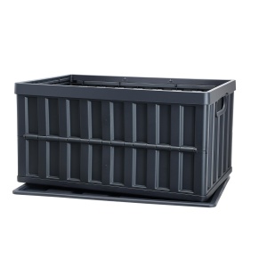 Cutie de depozitare pliabila VEVOR X-6275, 65L, negru, set de 3 bucati - Img 9