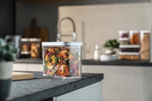 Cutie de depozitare ZWILLING Fresh Save Cube 2M Transparenta Vakuumierabila Modulara - Img 4