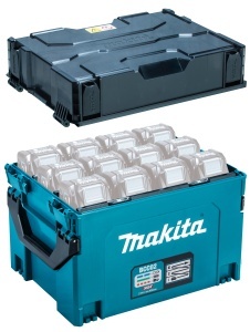 Cutie de incarcare Makita BCC02, 40V max., 12 locuri, turcoaz - Img 4